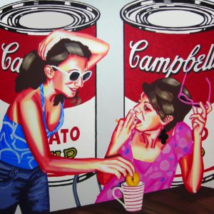 Emiliano-Stella-Pop-Numis.-omaggio-a-Andy-Warhol---acrilico-su-tela-100x100cm-2009