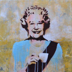 emiliano-stella-London-Bridge-is-down-street-art-informal-art-portrait-queen-queen-elizabeth
